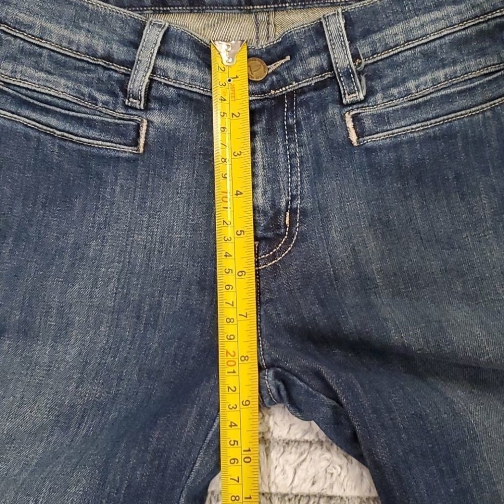 M.I.H. medium wash low rise slim leg jeans size 28 - Picture 7 of 9
